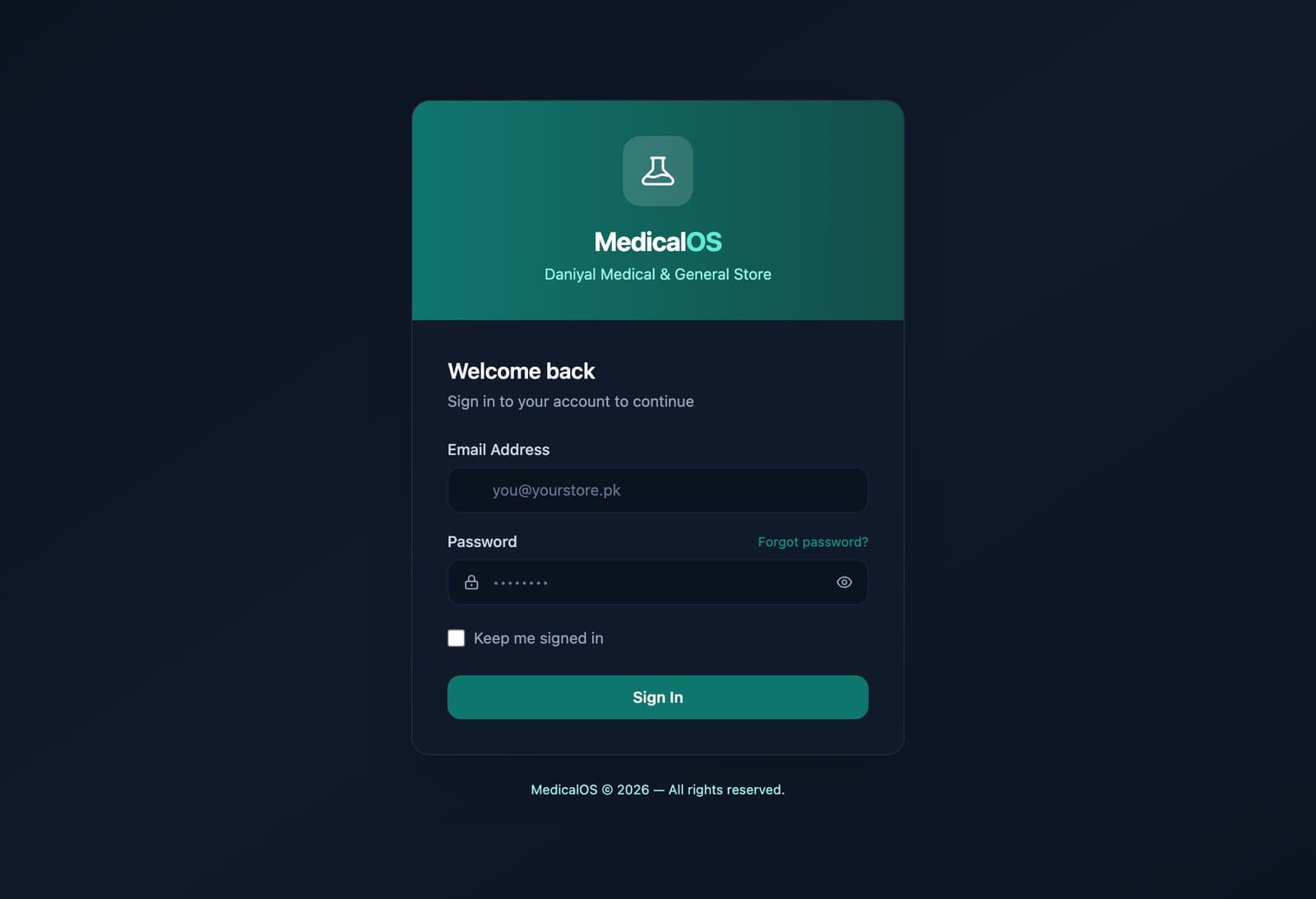 A point of sale and stock system built for a pharmacy, performance screenshot 6